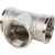 фото STOUT SFT-0020-000038 Тройник ВВ никелированный