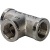 фото STOUT SFT-0020-000038 Тройник ВВ никелированный