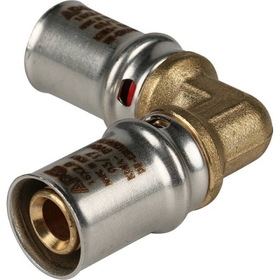 фото STOUT SFP-0009-001616 Угольник  90° 16х16 для металлопластиковых труб прессовой
