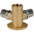 фото STOUT SFP-0015-001216 Тройник настенный с креплением для металлопластиковых труб прессовой