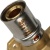 фото STOUT SFP-0015-001216 Тройник настенный с креплением для металлопластиковых труб прессовой