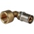 фото STOUT  SFP-0010-001216 Угольник-переходник с внутренней резьбой для металлопластиковых труб прессовой