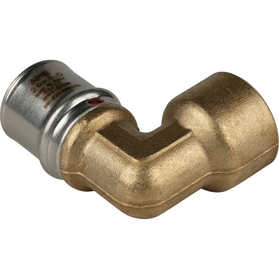 фото STOUT  SFP-0010-001216 Угольник-переходник с внутренней резьбой для металлопластиковых труб прессовой
