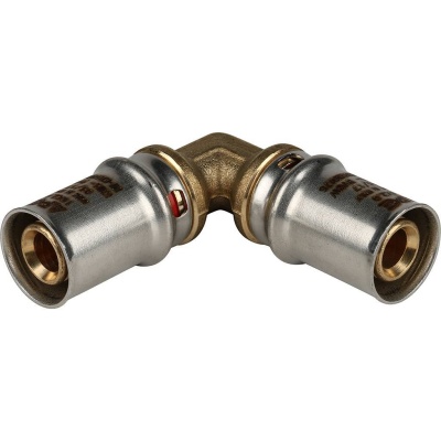 фото STOUT SFP-0009-001616 Угольник  90° 16х16 для металлопластиковых труб прессовой