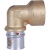 фото STOUT  SFP-0010-001216 Угольник-переходник с внутренней резьбой для металлопластиковых труб прессовой